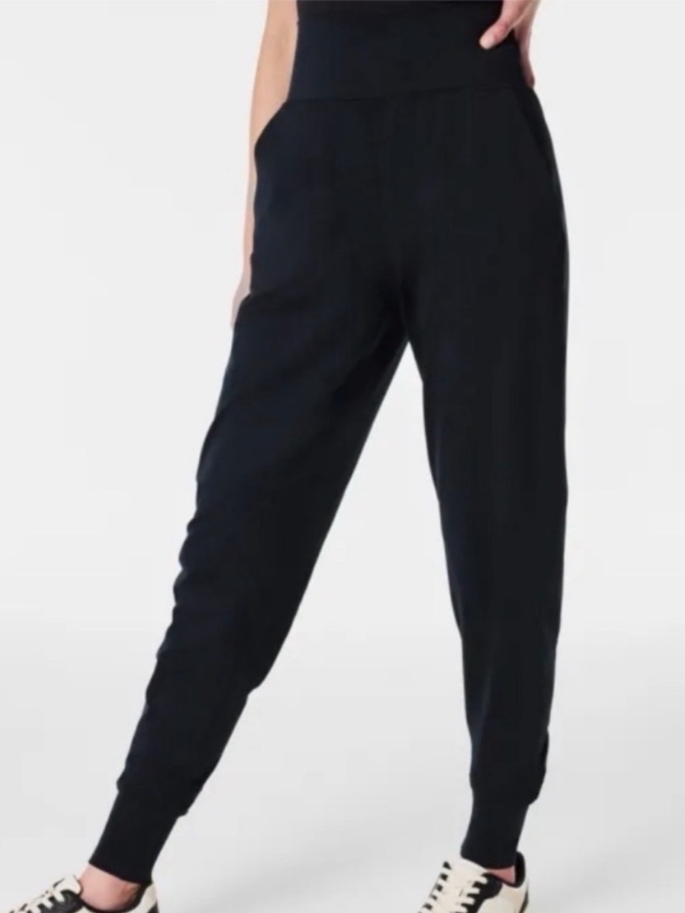 SPANX Soft & Smooth Slim Jogger Pant Black Women’s XS leggings activewear